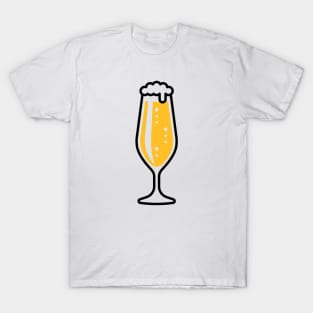 Pilsner Glass Slim (Beer Drinker / Pils / 2C) T-Shirt